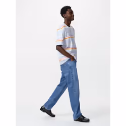 Uniqlo Japan STriped T shirT - 61 BLUE/XL