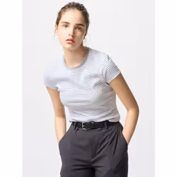 Uniqlo Japan Mini Border T - 03 GRAY/XS