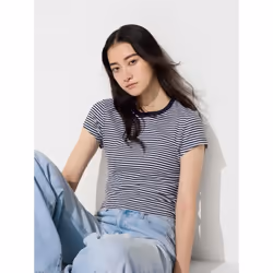 Uniqlo Japan Mini Border T - 03 GRAY/XS
