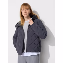 Uniqlo Japan Pufftech Hoodie - 09 BLACK/XS