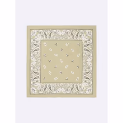 Gu By Uniqlo Paisley Scarf - 71 PURPLE/ONE SIZE