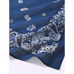 Gu By Uniqlo Paisley Scarf - 71 PURPLE/ONE SIZE