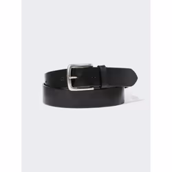 Uniqlo Japan Italian Oiled Leather Belt - 09 BLACK/M