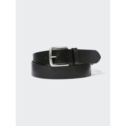 Uniqlo Japan Italian Oiled Leather Belt - 09 BLACK/M