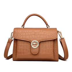 Bag Crossbody Bag Women's Fashion Alligator Print Women's Handbag Shoulder Bag - as the picture