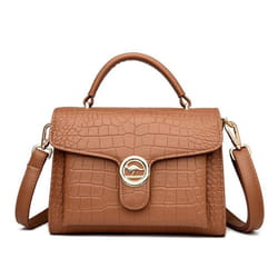 Bag Crossbody Bag Women's Fashion Alligator Print Women's Handbag Shoulder Bag - as the picture
