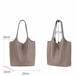 Tote Bag Large Capacity Women's All-in-one Shoulder Bag Advanced Sense Commuter Fashion Bucket Bag - as the picture