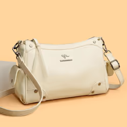 Bag Middle-aged Large Capacity Crossbody Bag Female Fashion Multi-layer Shoulder Bag - blue