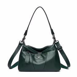 Middle-aged Women's Crossbody Bag Women's Large Capacity Shoulder Bag - green