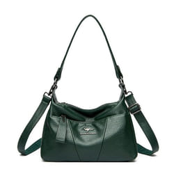 Middle-aged Women's Crossbody Bag Women's Large Capacity Shoulder Bag - green