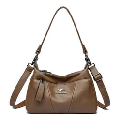 Middle-aged Women's Crossbody Bag Women's Large Capacity Shoulder Bag - khaki