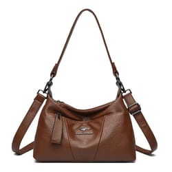 Middle-aged Women's Crossbody Bag Women's Large Capacity Shoulder Bag - brown