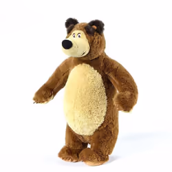 Masha and The Bear Plush Toys Cartoon Dolls Comfort Toys Animation Derivatives Children's Decorative Ornaments Children's Gifts