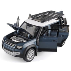 1/18 Land Rover Range Rover SUV Alloy Car Model Front Wheel Steering Multi-function Off-road Vehicle Car Model Sound and Light Children's Toy G - blue