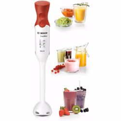 Bosch MSM64010, Immersion blender, 1.4 m, 450 W, Red, White