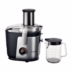 Bosch MES4000, Juice extractor, Black, Grey, Stainless steel, 3 L, 1.5 L, 1.5 m, 8.4 cm