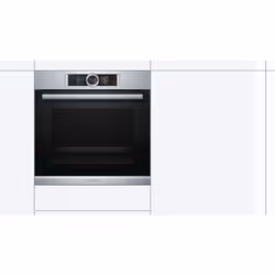 Bosch Serie 8 HBG6764S1 oven 71 L 3650 W Black, Stainless steel
