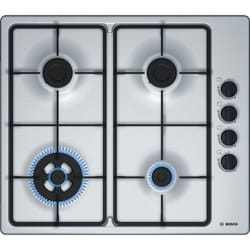Bosch PBH6B5B60 hob Stainless steel Built-in Gas 4 zone(s)