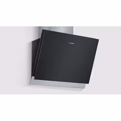 Bosch DWK068G61B cooker hood Wall-mounted Black, Silver 850 m³/h