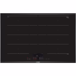 Bosch Serie 8 PXY875KE1E, Black, Stainless steel, Built-in, Zone induction hob, Glass-ceramic, 4 zone(s), 4 zone(s)