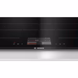 Bosch Serie 8 PXY875KE1E hob Black, Stainless steel Built-in Zone induction hob 4 zone(s)