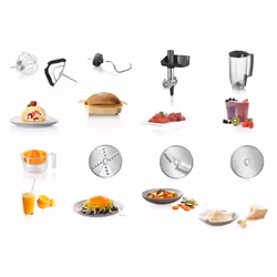 Bosch MUM59340GB food processor 1000 W 3.9 L Silver - Additional view 7