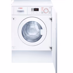 Bosch Serie 4 WKD28351GB, Front-load, Freestanding, White, Left, Buttons, Rotary, Stainless steel
