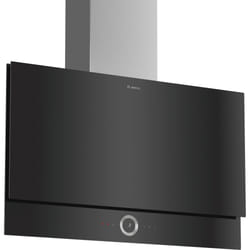 Bosch Serie 8 DWF97RV60B cooker hood Wall-mounted Black, Stainless steel 717.5 m³/h