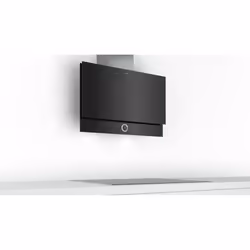 Bosch Serie 8 DWF97RV60B cooker hood Wall-mounted Black, Stainless steel 717.5 m³/h
