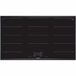 Bosch Serie 8 PXX975KW1E, Black, Built-in, Zone induction hob, Glass-ceramic, 5 zone(s), 5 zone(s)