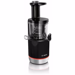 Bosch MESM731M, Slow juicer, Black, 55 RPM, 1.3 L, 1 L, Safety clamp