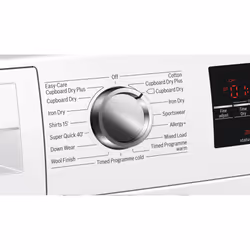 Bosch Serie 6 WTG86402GB tumble dryer Freestanding Front-load 8 kg B White