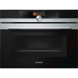 Siemens iQ700 45 L 3600 W Black, Stainless steel