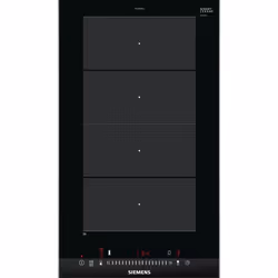 Siemens EX375FXB1E, Black, Built-in, Zone induction hob, Glass-ceramic, 2 zone(s), 2 zone(s)