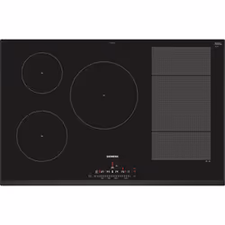 Siemens iQ700 EX851FVC1E, Black, Built-in, Zone induction hob, Glass-ceramic, 5 zone(s), 5 zone(s)