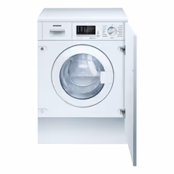 Siemens iQ500 WK14D541GB, Front-load, Freestanding, White, Left, LED, Stainless steel