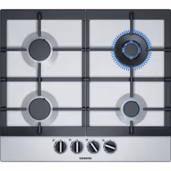Siemens EC6A5HC90, Stainless steel, Built-in, Gas, Stainless steel, 4 zone(s), 4 zone(s)