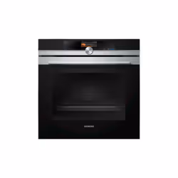 Siemens iQ700 HB676GBS6B, Medium, Electric, 71 L, 30 - 275 °C, Built-in, Black, Stainless steel