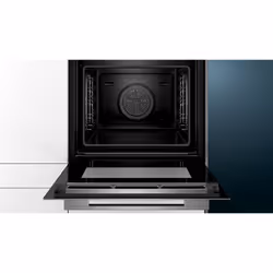 Siemens iQ700 HB676GBS6B oven 71 L Black, Stainless steel