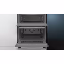 Siemens iQ500 NB535ABS0B oven 47 L Black, Stainless steel