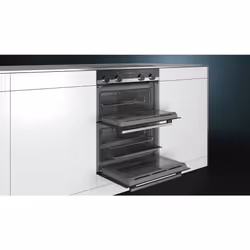 Siemens iQ500 NB535ABS0B oven 47 L Black, Stainless steel