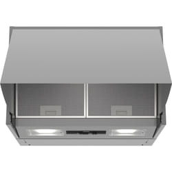 Siemens iQ100 LE63MAC00B cooker hood Semi built-in (pull out) Silver 368 m³/h