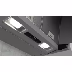 Siemens iQ100 LE63MAC00B cooker hood Semi built-in (pull out) Silver 368 m³/h