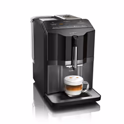 Siemens EQ.300 TI355209RW, Espresso machine, 1.4 L, Coffee beans, Built-in grinder, 1300 W, Black