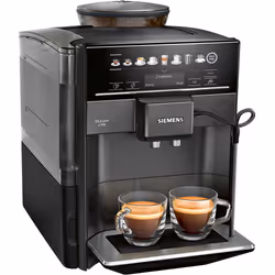 Siemens EQ.6 plus s100, Espresso machine, 1.7 L, Coffee beans, Ground coffee, Built-in grinder, 1500 W, Black