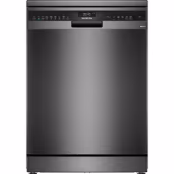 Siemens iQ500 SN25EC13CE, Freestanding, Full size (60 cm), Black, Stainless steel, Black, White, Touch
