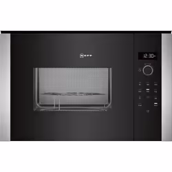 Neff HLAGD53N0B, Built-in, Grill microwave, 25 L, 900 W, Built-in display, LED
