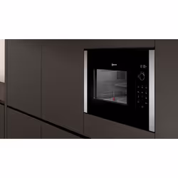 Neff HLAGD53N0B microwave Black, Stainless steel Grill microwave Built-in 25 L 900 W