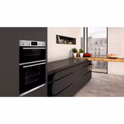 Neff U2GCH7AN0B oven 105 L Black, Stainless steel