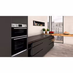 Neff U1GCC0AN0B oven 105 L Black, Stainless steel